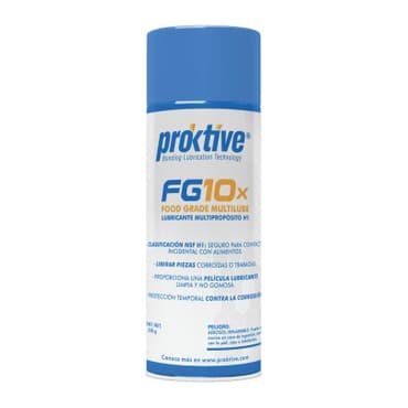 Aerosol azul de lubricante multipropósito grado alimenticio Proktive FG10X