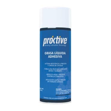 Aerosol azul de Proktive Grasa Líquida Adhesiva